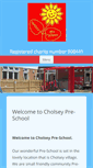Mobile Screenshot of cholseypreschool.co.uk