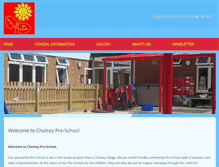 Tablet Screenshot of cholseypreschool.co.uk